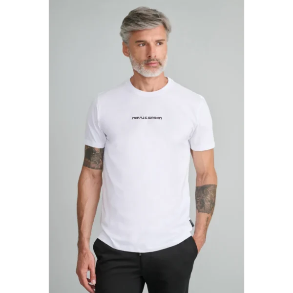 Navy & Green Ανδρική Μπλούζα T-Shirt Print Regular Fit