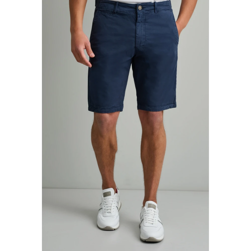 Navy & Green Βερμούδα Απιετή