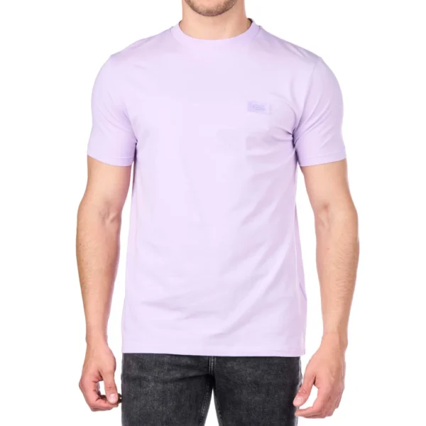 Karl Lagerfeld Ανδρικό T-Shirt Rubber Badge Βαμβακερό Regular Fit Λαιμόκοψη