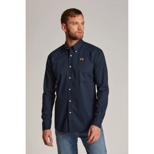 La Martina Ανδρικό Πουκάμισο Βαμβακερό Slim Fit