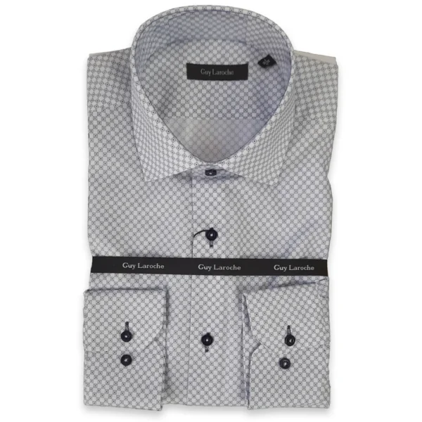 Guy Laroche Ανδρικό Πουκάμισο Σχεδιαστό Βαμβακερό Comfort