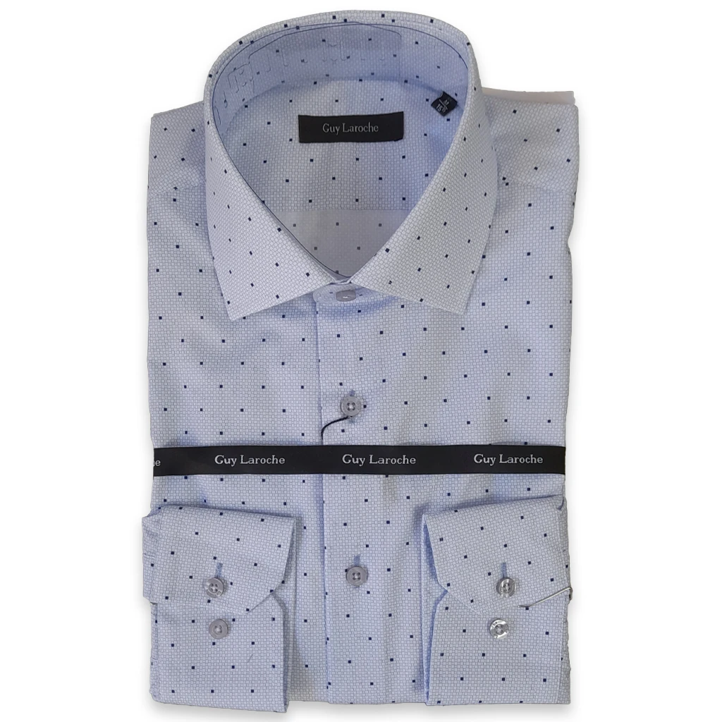 Guy Laroche Ανδρικό Πουκάμισο Βαμβακερό Σχεδιαστό Comfort