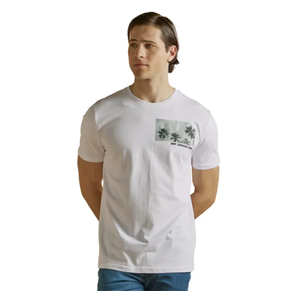 Guy Laroche Ανδρική Μπλούζα T-Shirt Βαμβακερή Regular Fit