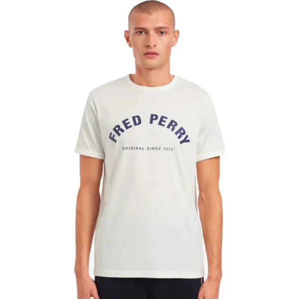 Fred Perry Ανδρικό Μπλουζάκι Με Τύπωμα