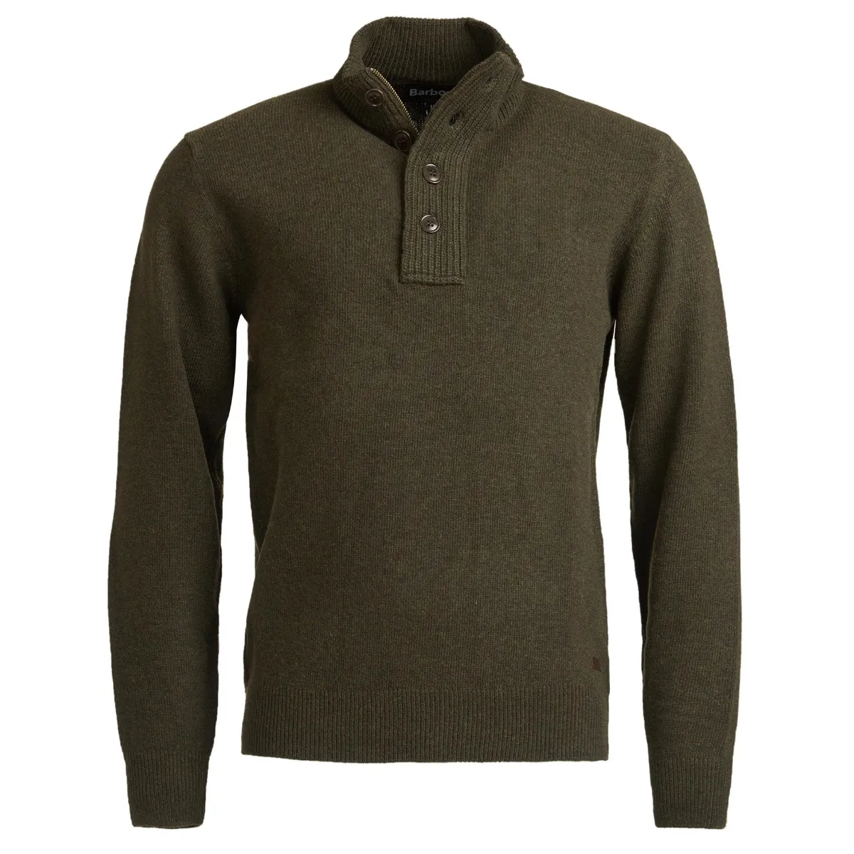 Barbour Ανδρική Μπλούζα Πλεκτή Merinos Half Patch Zip - Image 3