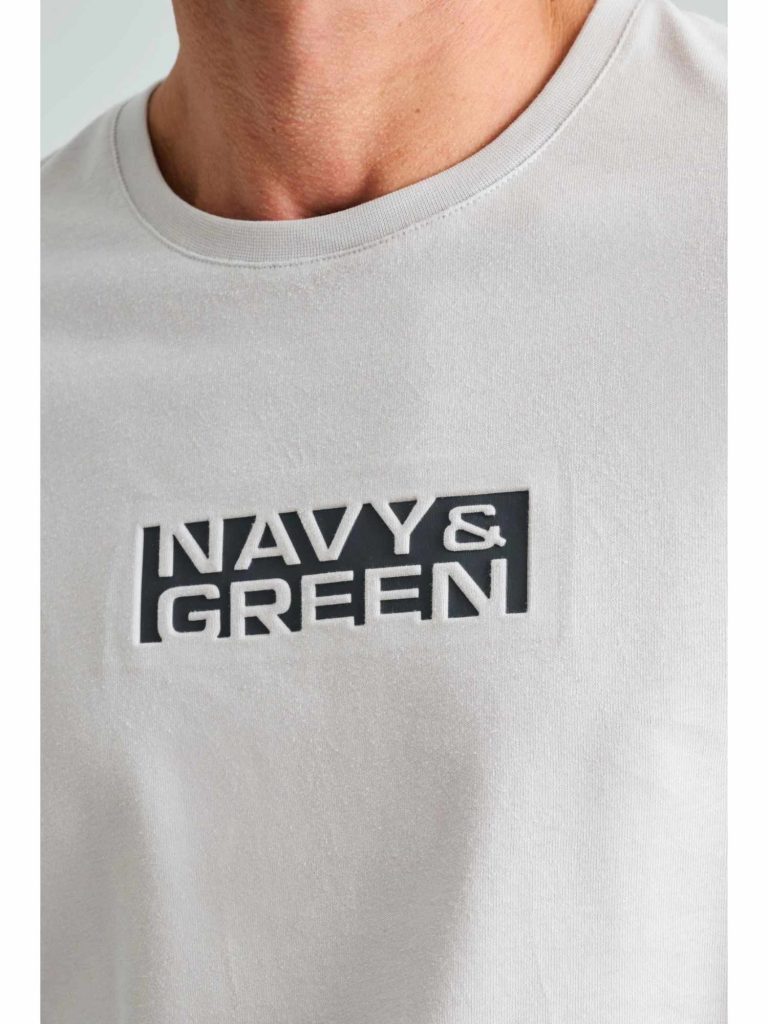 Navy & Green Ανδρική Μπλούζα - Image 3