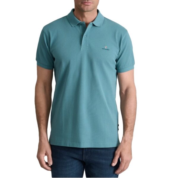 Navy & Green Mπλουζακι Πολο Μ/Χρωμο Custom Fit