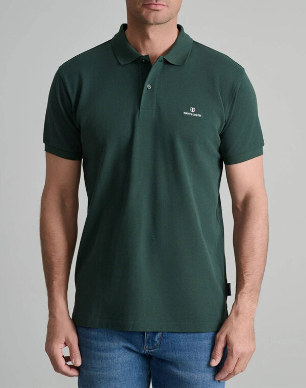Navy & Green Mπλουζακι Πολο Μ/Χρωμο Custom Fit