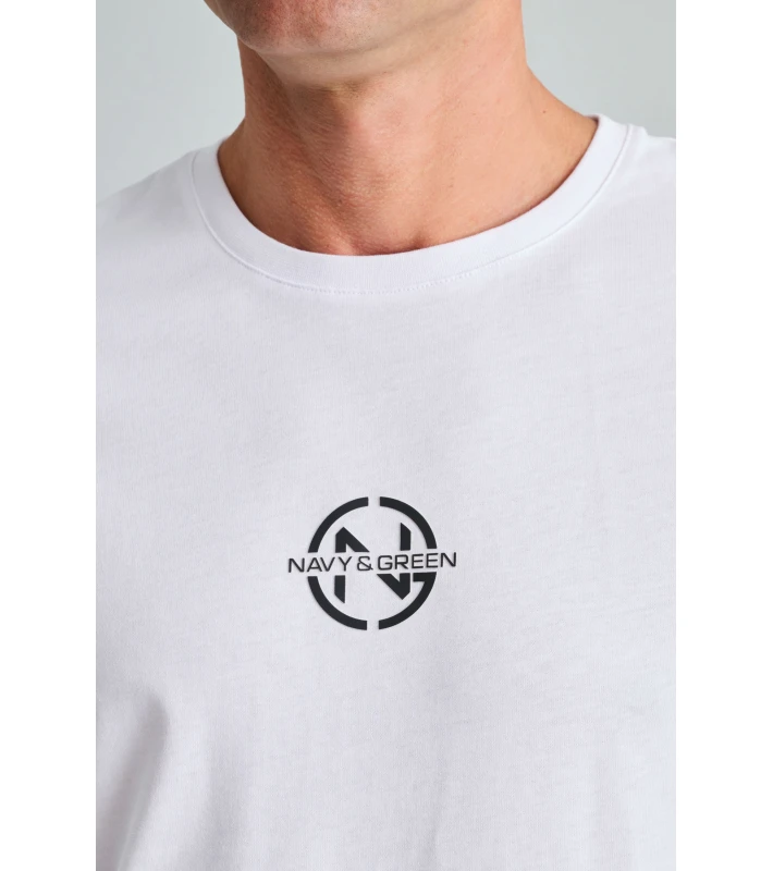 Navy & Green Ανδρικο T Shirt - Image 3